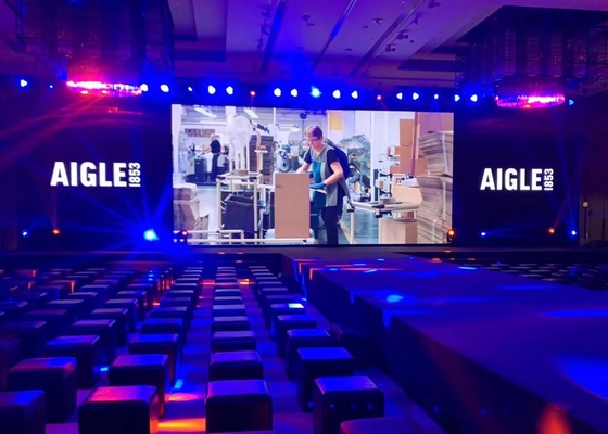 Wypłacenie ekranu z aluminiowego szafki do odlewu HD Mały ekran P1.923 LED Reklamy Ekran Projekcja filmu