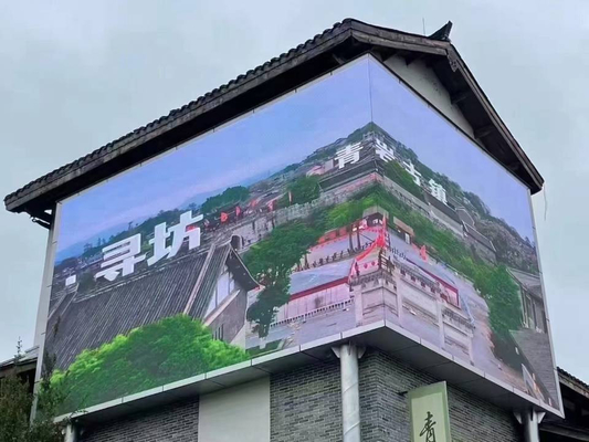 Zewnętrzny pełnobarwny wyświetlacz LED Rgb 3in1 Konfiguracja pikseli SMD2121 Kapsuła do rozwiązań reklamowych na zewnątrz