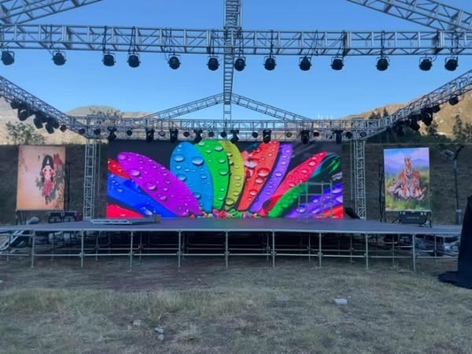 Wyrzutniczy Aluminiowy Obudowa Reklamowa Ekran LED 250x250mm RGB LED Moduł P31.25mm