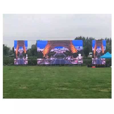 P10 zewnętrzne szafki ze stali LED w pełnych kolorach