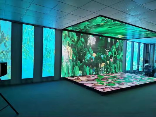 wodoodporny IP65 IP67 P2.5 P2.9 P3.91 P4.81 P5.2 P6 P6.25 Dotknięcie Interaktywny Scene Dance Floor LED Screen Floor Display