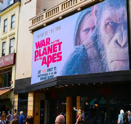 Reklama zewnętrzna i wyniki wodoodporny ekran billboardowy LED z możliwością pełnego koloru