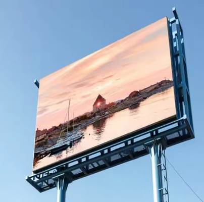 Przednia obsługa W pełni kolorowy LED Digital Signage Signage 10mm Pixel Pitch Iron Cabinet
