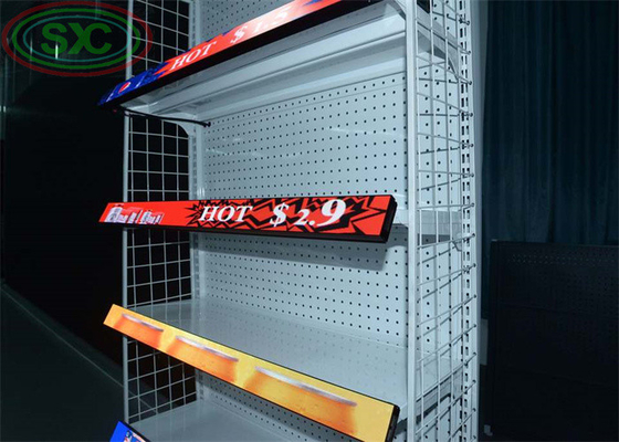 Wyborny znak LED małe piksele rozmiar X1.876 półka LED wyświetlacz LED paska do sklepów lub supermarketów