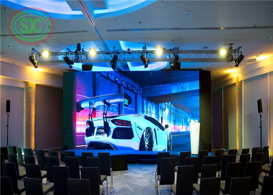 Wewnętrzna stała instalacja LED Video Wall Screen P3 Fine Pitch HD Sala spotkań Kościół w pełnym kolorze