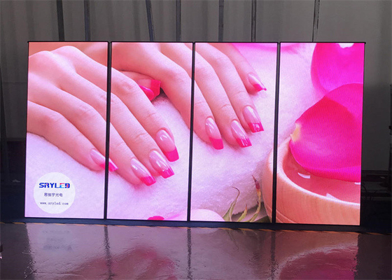 Wnętrze P2.5 pełnobarwne lusterko LED Plakat wyświetlacz bezprzewodowy USB 4G Smart Control
