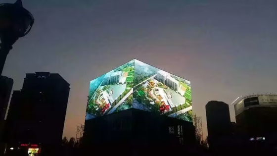 Wysoka rozdzielczość zewnętrzny p10 pełnokolorowy wyświetlacz LED o stabilnej wydajności dla sygnału telewizyjnego 10 mm Pixel Pitch 7000 cd/m2 Jasność 16.7 milionów kolorów IP65/IP54 Ochrona 800W/m2 Maksymalna moc