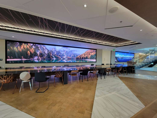 Wewnętrzna stała instalacja LED Video Wall Screen P3 Fine Pitch HD Sala spotkań Kościół w pełnym kolorze