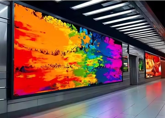Wynajem Instalacja Moduł zawieszenia aluminiowego do odlewania drukowanego Ultra-Thin Indoor P3.91 LED Poster display