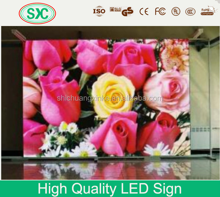 160000 kropek/m2 Gęstość pełnobarwna płyta LCD LED w pomieszczeniach z rozdzielczością modułu 64x64 kropek