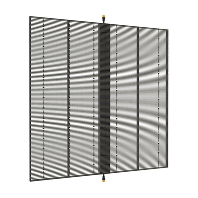 Centrum handlowe Moda w pełnym kolorze P3.91-7.82 Przejrzysty ekran LED Szklane zasłony ścienne