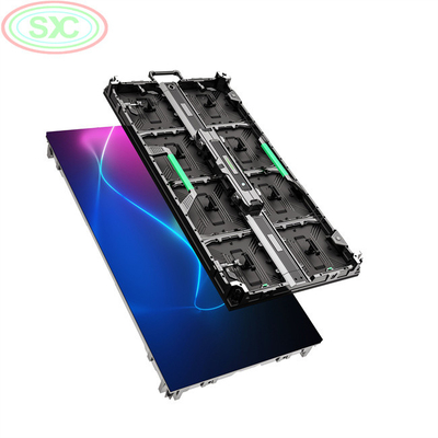 Wyświetlacz aluminiowy z odlewem gumowym wodoodporny 1/8 skan 10000 pikseli/m2 SMD LED Display P10