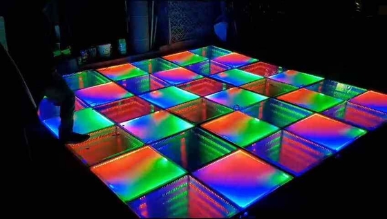 1R1G1B Zewnętrzny P6 IP65 LED Dance Floor 1/8 Scan For Concert Advertising