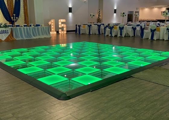 Dobra cena 1R1G1B Zewnętrzny P6 IP65 LED Dance Floor 1/8 Scan For Concert Advertising w Internecie