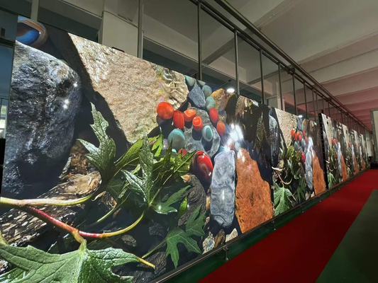 P4.81mm Wypożyczalnia zewnętrzna pełnokolorowa szafa wyświetlacza LED Rozmiar 500x1000mm 500x500mm,5000jasność