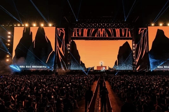 Ekran wynajmu LED / Slim And Lightweight LED Display, dostosowywalny duży ekran festiwalowy