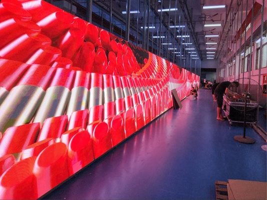 Przystępny koszt wynajmu wyświetlacz z średnią zużyciem 438 Watt/m2 i wymiarem szafy 640*640mm