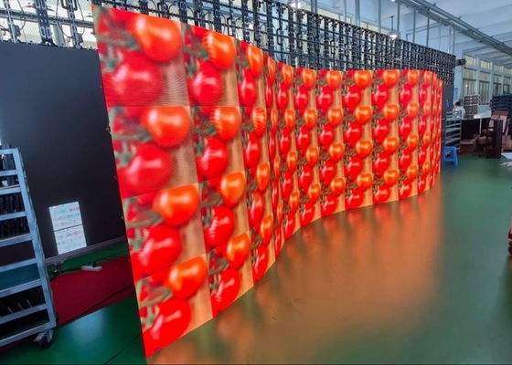 Zewnętrzny pełnokolorowy wypożyczalnia Reklama LED Display 256*128mm Moduł 6500cd/Sqm Jasność