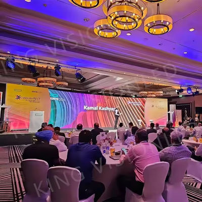 Stała instalacja Żelazna skrzynka LED Ściana wideo HD P2.5 Wewnętrzny ekran LED Wyświetlacz SMD led ściana wideo