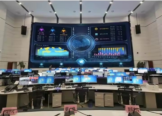 Wypożyczalnia zewnętrzna Wypinacz aluminium RGB LED Display P3.91 wodoodporny wieloekranowy elastyczny HD SMD DC5V