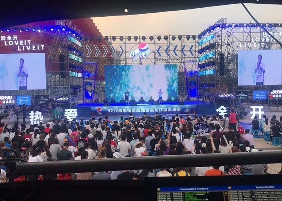 P2.5 SMD Indoor RGB LED Rental Screen HD Die-Cast Aluminium Chassis, 3 Years Warranty