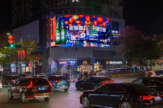 Zewnętrzne odlewy aluminiowe Reklama RGB LED pełnobarwny wyświetlacz Flex Module P4 Wysoka rozdzielczość