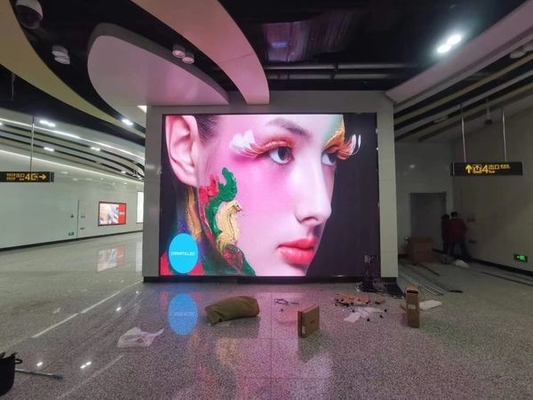 Zewnętrzny ekran P2.5 RGB LED Aluminiowy do wynajęcia i zawieszenia z pudełkiem 480mm X480mm