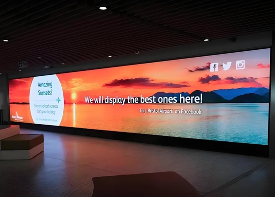P.91 Ultra Slim Outdoor LED Screen, RGB LED Die-Cast Aluminium Screen 320mm X 160mm Rozmiar