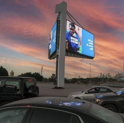 Wisiający ekran SMD3535 pełnokolorowy wyświetlacz reklamowy LED IP65 320*160mm 3-5 lat gwarancja