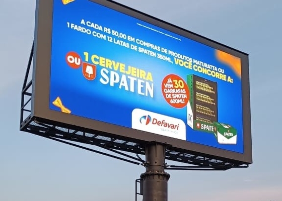Reklama drogowa P8 Ekran wideo LED wodoodporny w pełnym kolorze z certyfikatami CE RoHS FCC CCC UL