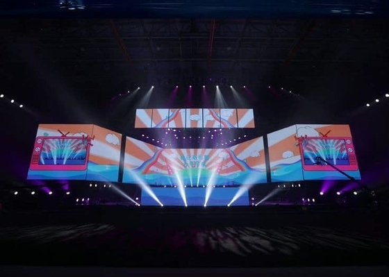 Wynajem Ekran reklamowy LED wodoodporny na zewnątrz P3 1200 Nits Jasność IP65