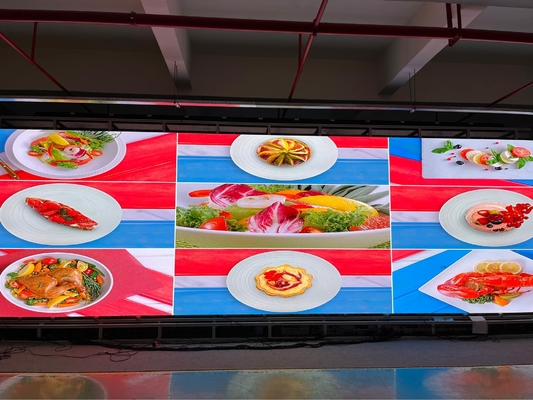 Soft Module Curved Screen Waterproof HD Customizable Rental Screen P4 Indoor Full Color LED Display Billboard