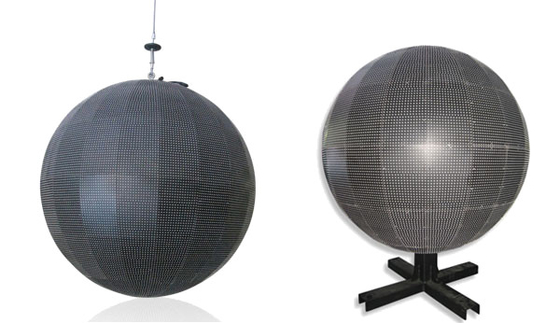 W sklepie handlowym i wydarzeniach Sphere ekran LED z metodą konserwacji serwisowej z tyłu napięcie DC5V łatwe w obsłudze