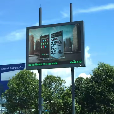 P8 Zewnętrzny pełnokolorowy wodoodporny 15625 kropek/m2 320*160 wysokiej jasności LED Billboard
