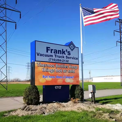 Ekran reklamowy LED P10 SMD3535 zewnętrzny, rozstaw 10mm, wodoodporność IP67