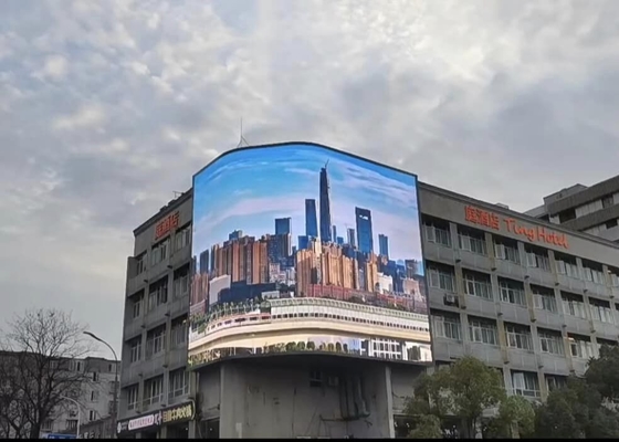 Wykładany aluminiowy ekran billboard DIP P16 LED Information Display 1R1G1B 256x256mm Rozmiar modułu