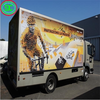 320x160mm Rozmiar modułu Mobilna ciężarówka LED wyświetlacz z wysoką częstotliwością odświeżania 2727