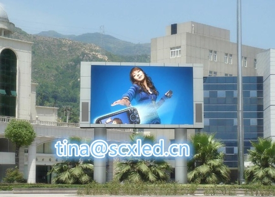 Wypożyczalnia Ekran Żelazny Pudełko / Odlewany Aluminium P20 wodoodporny Ekran LED Video Wall Outdoor Dynamic Poster Reklama