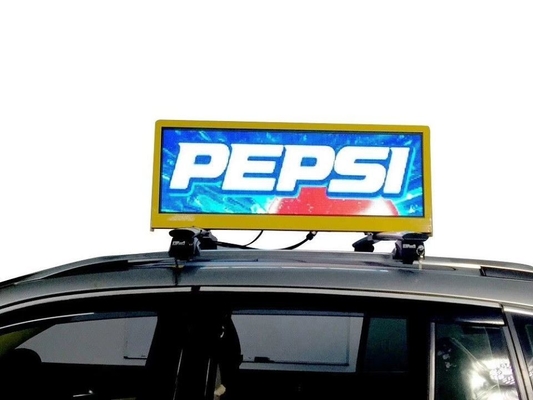 Podwójny bok P5 Reklamy LED Display Samochodowy dach znak Taksówka Top LED Display