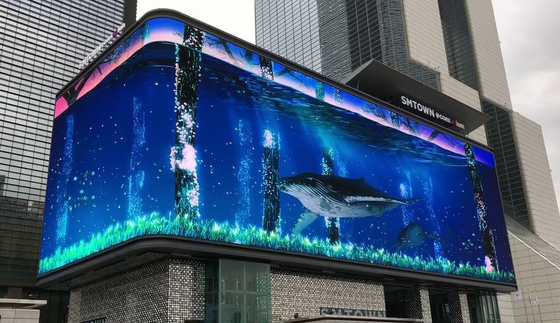 Lekkie i zewnętrzne pełnokolorowe wyświetlacze LED P10 do reklam i wydarzeń o prostej strukturze i wysokiej jasności