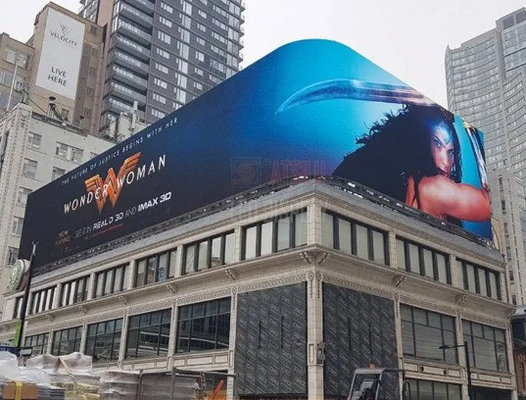 Lekkie i zewnętrzne pełnokolorowe wyświetlacze LED P10 do reklam i wydarzeń o prostej strukturze i wysokiej jasności