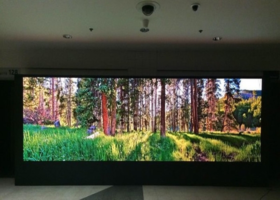 Wynajem w pomieszczeniach z ekranem o małej rozmiarze Ultra-Clear P1.923LED Video Display, Hotel/Bank/Pokój konferencyjny