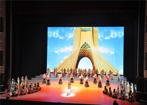 Wypożyczalny ekran LED Scene Screen SMD RGB Full Color LED Display Module 256x128mm 1/4 Skanowanie