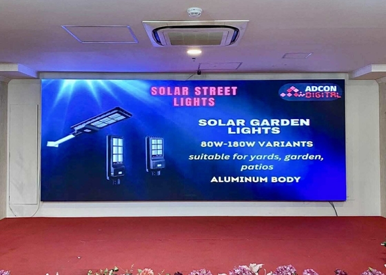 COB P1.25 Wnętrze Aluminiowy gabinet do odlewania drukowanego pełnobarwny wyświetlacz LED DC5V Moduł reklamowy 160 * 160mm