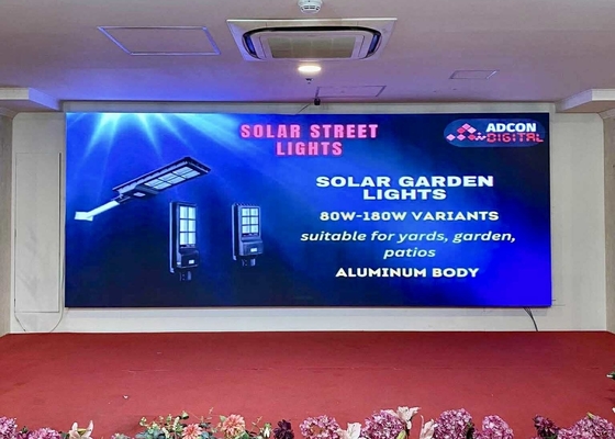 Wypożyczalnia / Aluminiowa obudowa typu die-cast Stage LED Monitor Duży tryb skanowania 1/4 Rozdzielczość 40*20mm