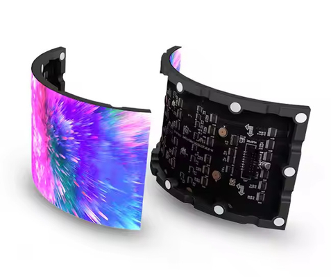 P4 Curving LED Video Screen Curtain Flexible Led Display Module full Color