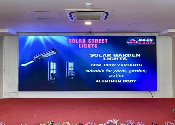 COB P1.25 Pitch Ultra High Definition Rental LED Display Wewnętrzny system NOVA HD 1R1G1B
