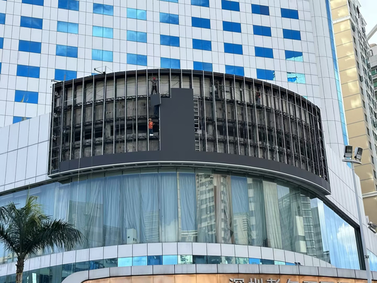 Wysoka jasność 7500nits Outdoor P10 Wyświetlacz LED 960x960mm Gigantyczne ekrany reklamowe Naprawiono instalację p10