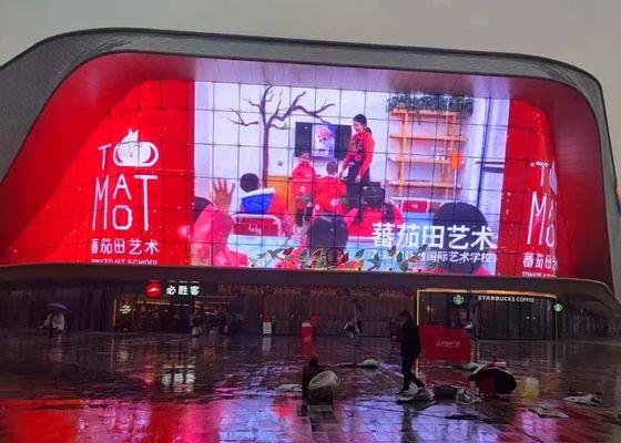 Full Color P3.91-7.82mm Transparent LED Screen 500x1000mm 6000cd/M2