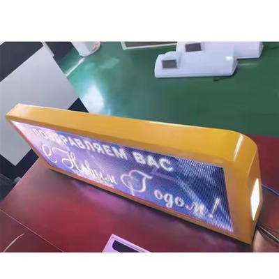 Podwójny bok P5 Reklamy LED Display Samochodowy dach znak Taksówka Top LED Display